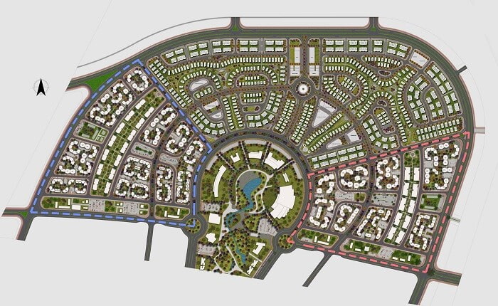 موقع كمبوند المقصد ريزيدنس بالعاصمة الادارية الجديدة
