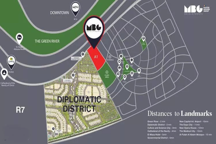 موقع ديبلو ايست العاصمة الادارية